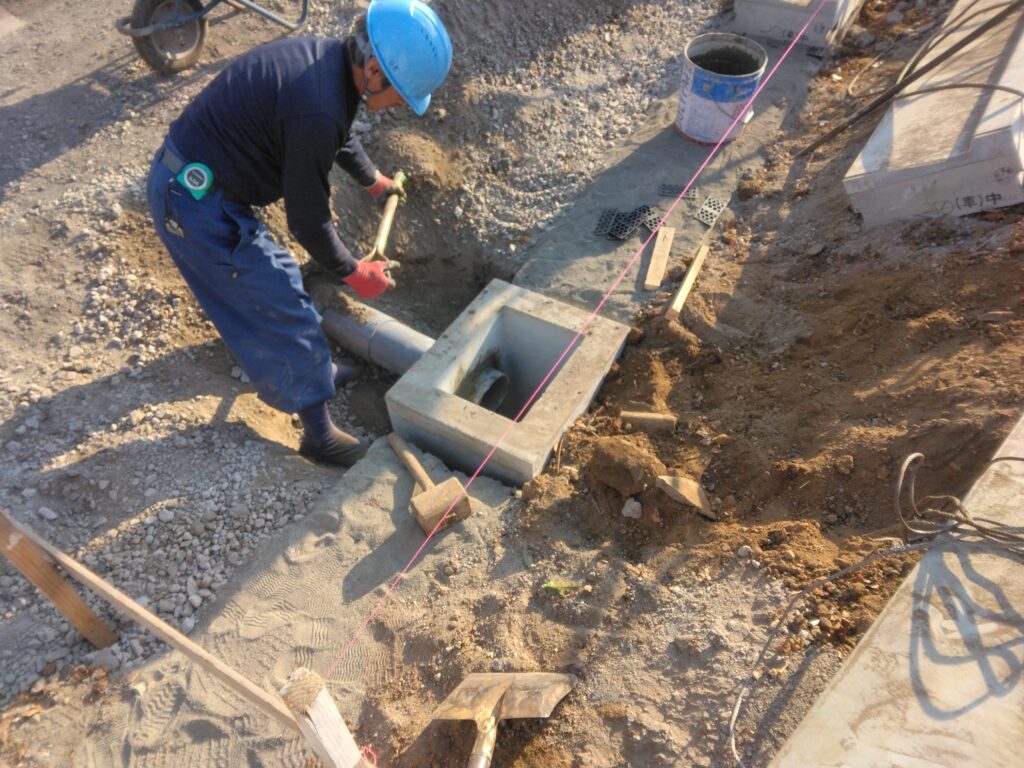 三芳町 土木工事 施工状況