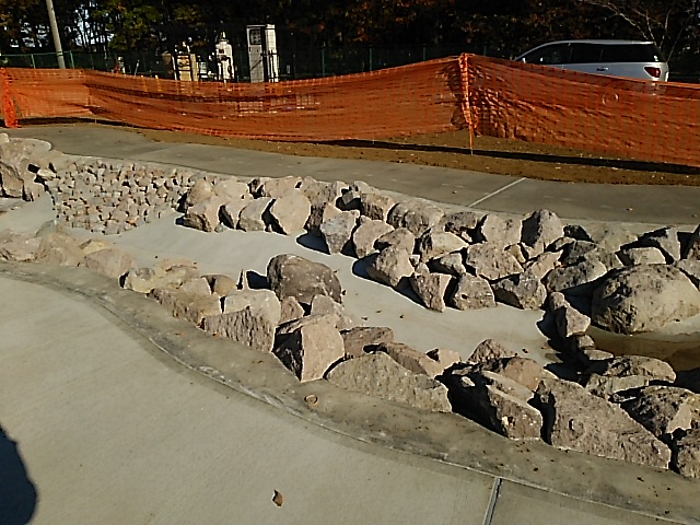 三芳町　造園工事　石工事　