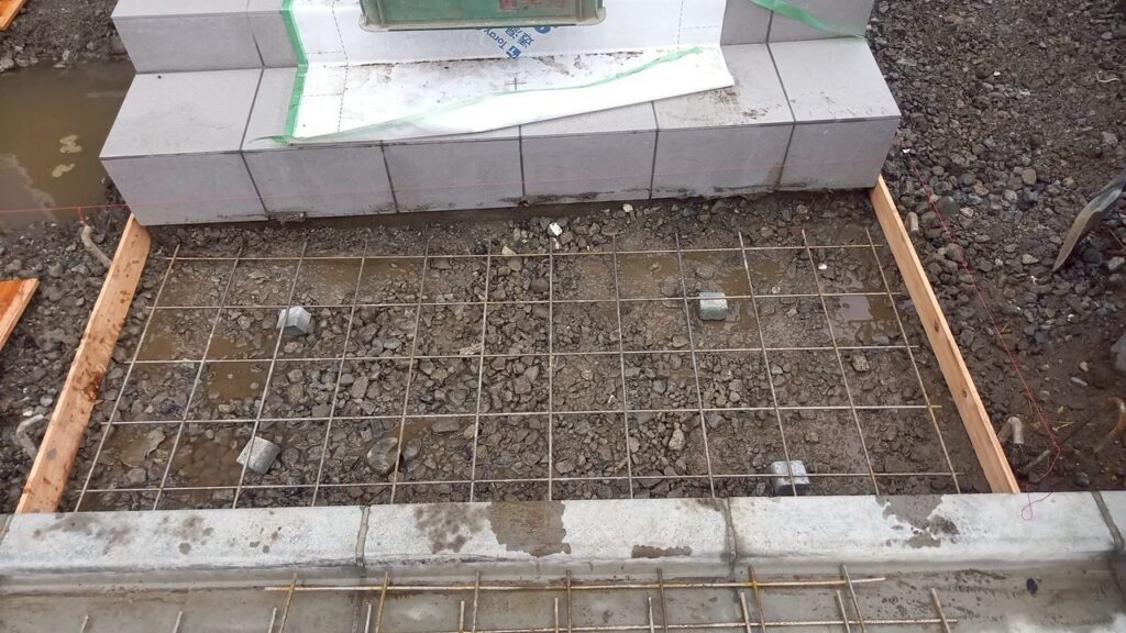 福生市　個人様邸　外構工事　施工管理写真